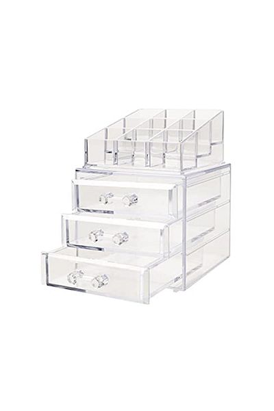 Sas Crystal 3 Drawers Jewelry Makeup Organizer Organizer 016