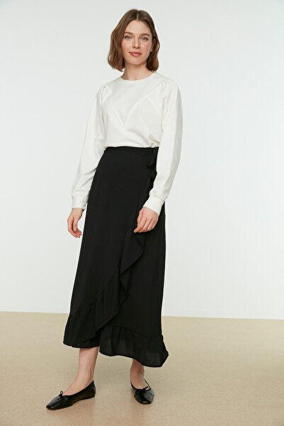 Trendyol Modest Skirt - Schwarz - Midi