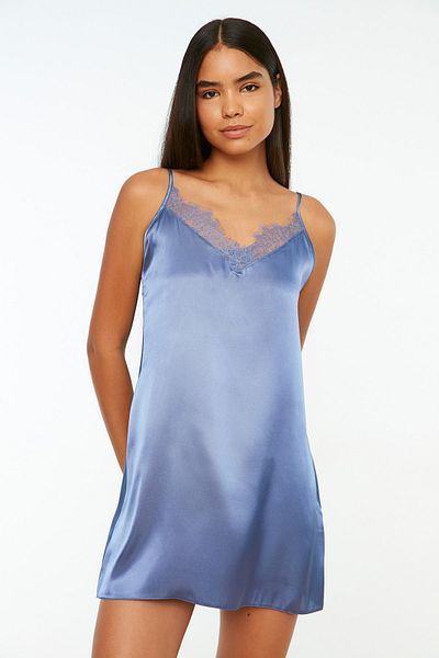 Trendyol Collection Nachthemd - Blau - Basic