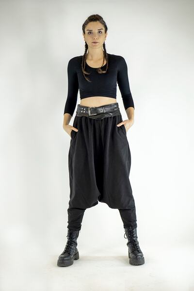 Catz Clothes Comfy Black Şalvar