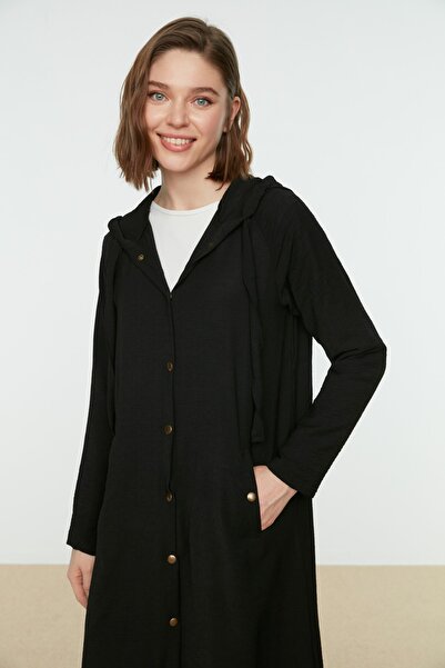 Trendyol Modest Cap & Abaya - Black - Tunic