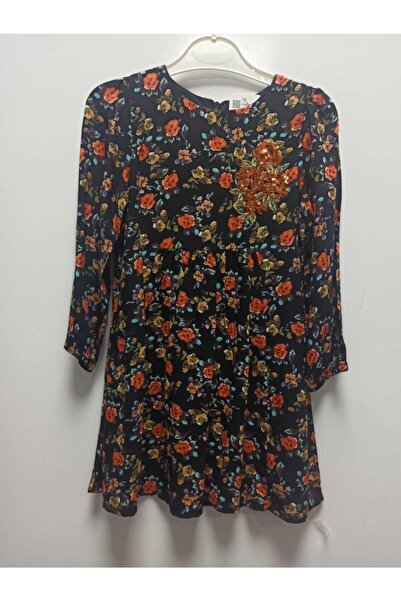 Çikoby Rochie sezonieră din țesătură din viscoză cu model de flori