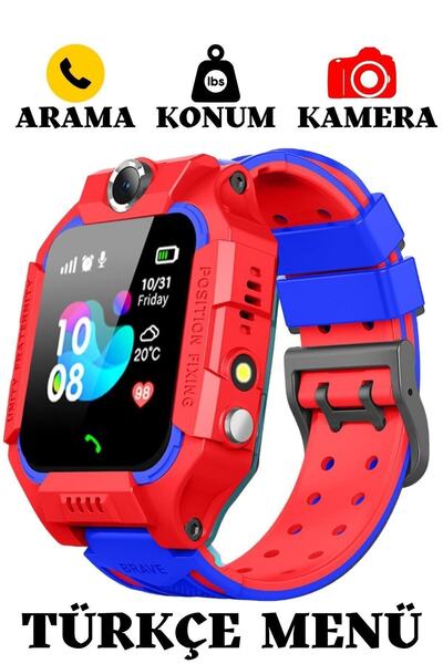 SİNCARLAR ELEKTRONİK 500/2021 Sim Kartlı Akıllı Çocuk Saati Manyetik Şarj Suya Dayanıklı