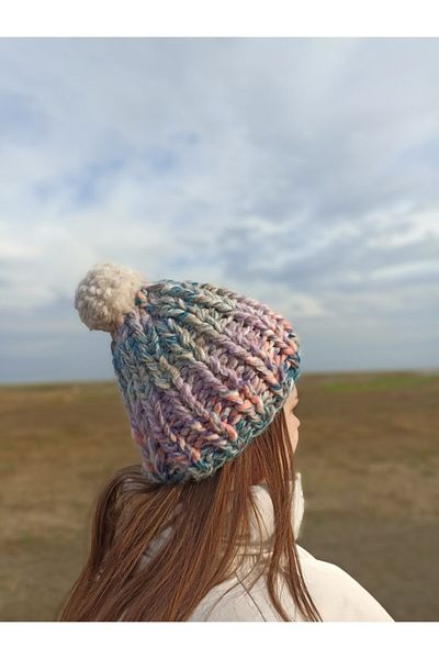 Sihirlihalka 100% Handmade Wool Beret (Large Loop)