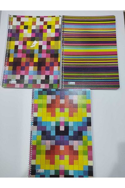 KESKİNDENİZ Keskin Color 3 Caiet colorat cu spirală Copertă Pp 80 coli riglat