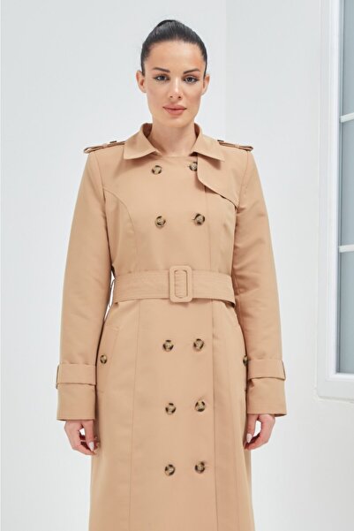 Wazze Kemeri Dikiş Detaylı Trençkot