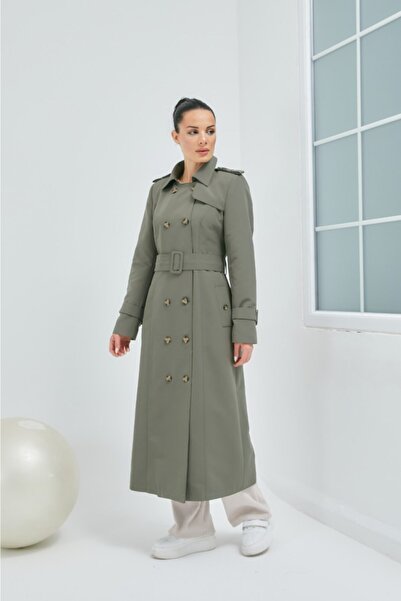 Wazze Kemeri Dikiş Detaylı Trençkot