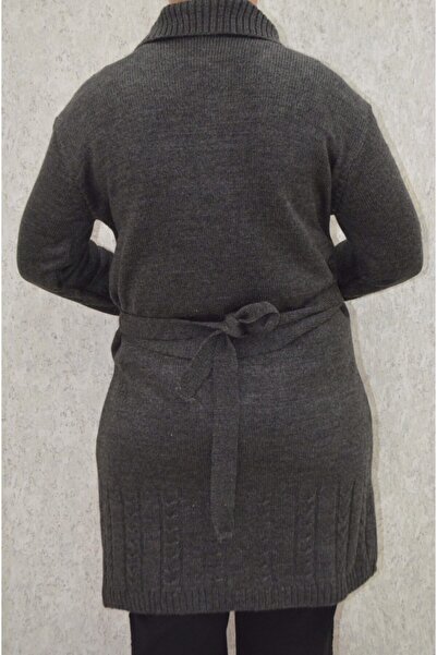 Fresh&Moda Women's Smoked Buttoned Cardigan