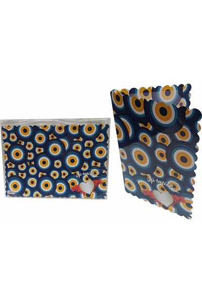 ELUX Classic Karne Container Case Special Cut 10 Pieces (Evil Eye Bead)