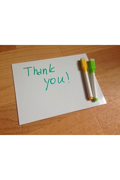 Dünya Magnet Mıknatıslı Haftalık Magnet Planlayıcı - 25cm X 35cm Yazı Tahtası Mesaj Panosu + 2 Kalem