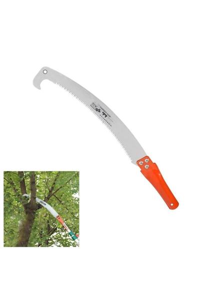 Depolife Kıvrık Dal Ağaç Çalı Diken Kesme Testeresi Sırık Sap Takılabilir Tep...