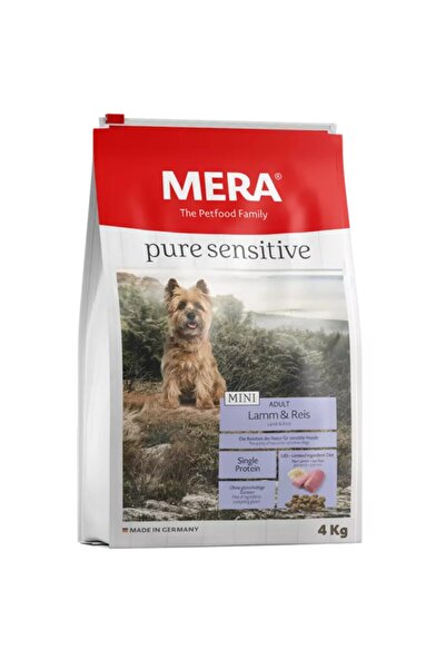 Mera Pure Sensitive Mini Adult Küçük Irk Lamb & Rice Kuzu Etli Ve Pirinçli Köpek Maması 4 kg