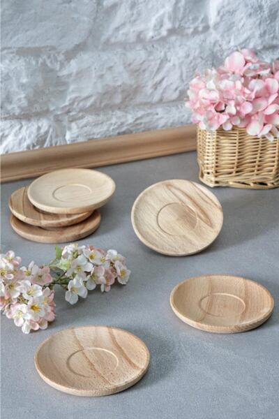 Louis Marie 6 Kişilik Bambu Fincan Tabağı