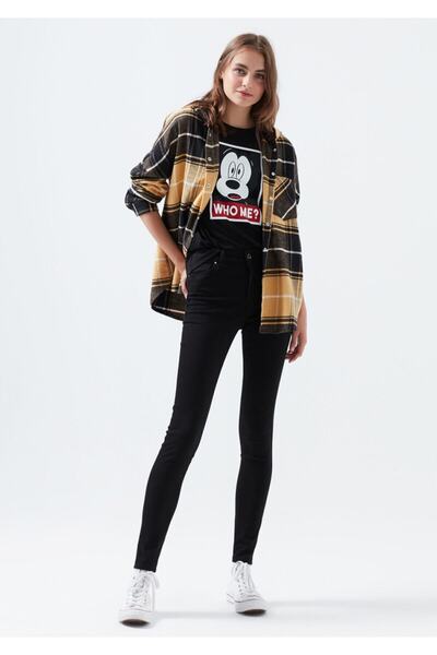 Ramrod Жіночі чорні джинси-скінні, повністю чорні