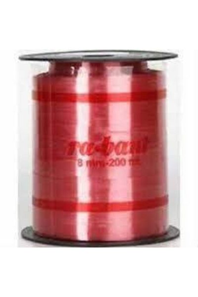 rabant Red Raffia Ra-Band - 1 Piece 8 mm X 200 Mt