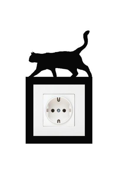 softclass Kedi Prizlik Duvar Dekorasyonu 3 Mm Mdf 11x19 Zx1210