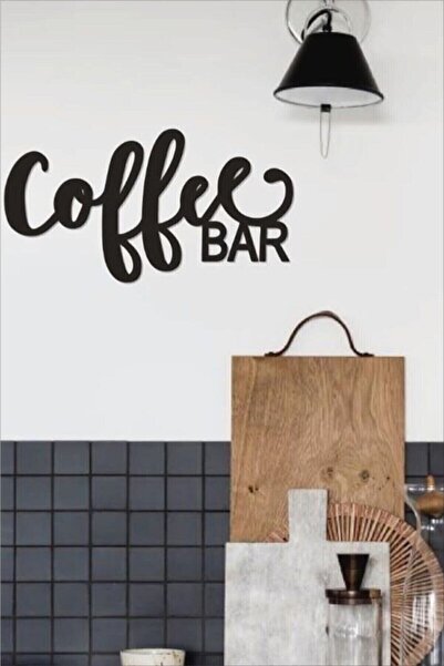 softclass Coffee Bar Ahşap Duvar Yazısı