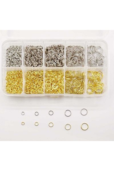 yiğit aksesuar 3500 Piece Spacer Jewelry Supplies Set
