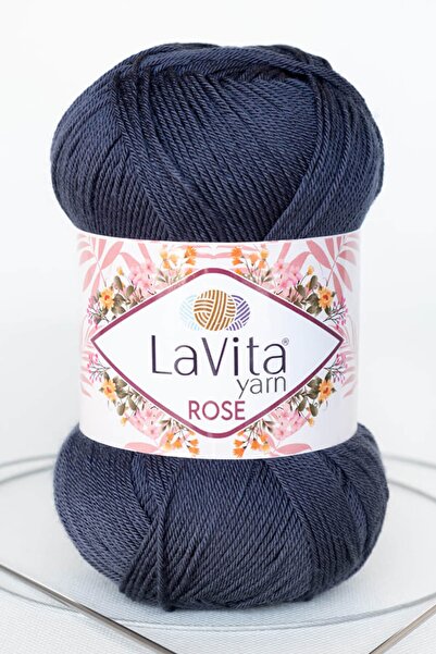 LaVita Yarn روز أميجورومي، بانش، إيتامين، خيط حياكة يدوي 100 جرام |   5214-أز...
