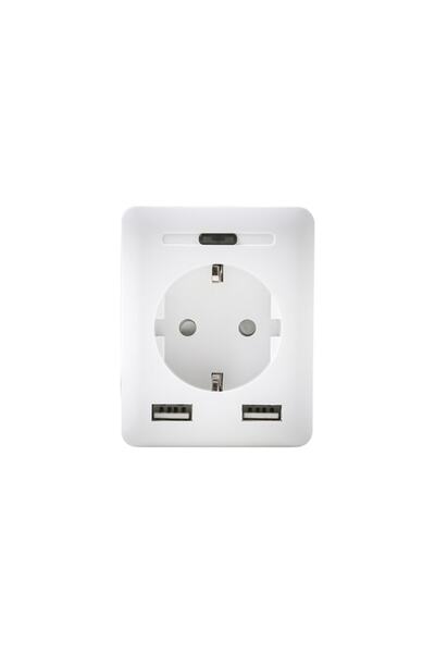 S-LINK Swapp Sl-04 10a Akım Korumalı Akıllı Priz 2 Usb 2.4 Ghz Wifi Tuya Destekli