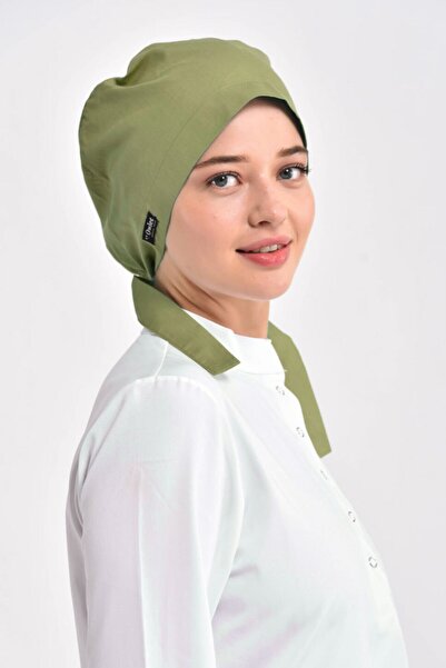 Owlet Medikal Zeytin Yeşili Cerrahi Tesettür Bone