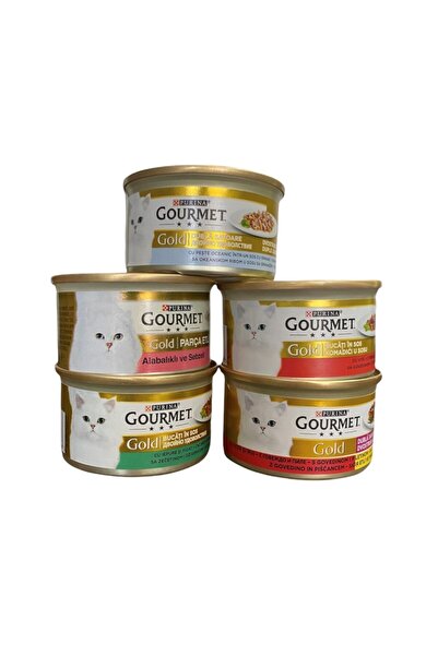 Gourmet Kedi Konserve Maması Karışık 85grx5