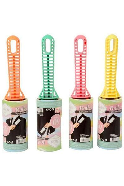SRS CENTER 60 Sheets Adhesive Feather Collection Roller 4 Pieces