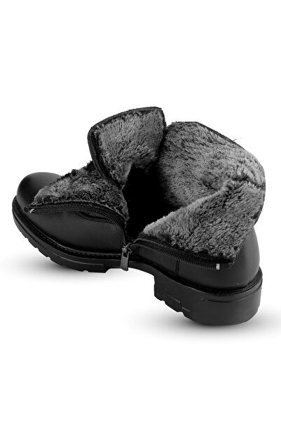 KAPTAN JUNIOR Içi Kürklü Hakiki Deri Kışlık Erkek Bot