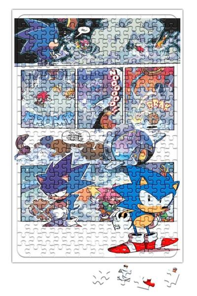 Baskı Dükkanı لغز سونيك 240 قطعة بانوراما