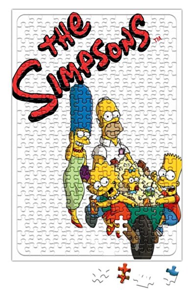 Baskı Dükkanı لغز عائلة سمبسون 240 قطعة بانوراما