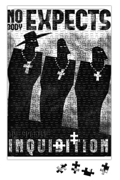 Baskı Dükkanı أحجية الصور المقطوعة من No Body Expects Inquisition 240 قطعة