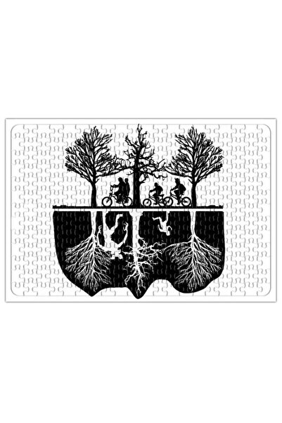 Baskı Dükkanı Stranger Things Bisiklet Puzzle 240 Parça Yapboz