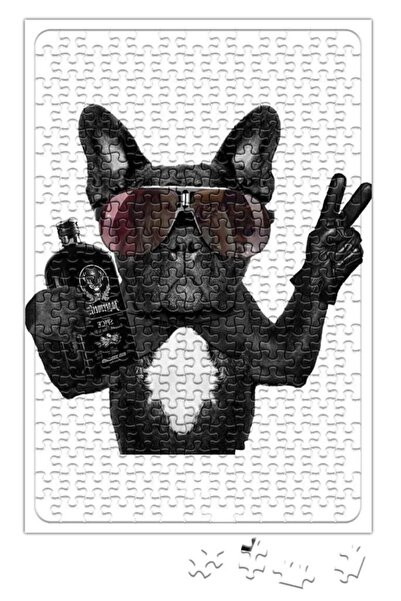 Baskı Dükkanı بولدوج مخلفات الصلصال الكلب لغز 240 قطعة بانوراما