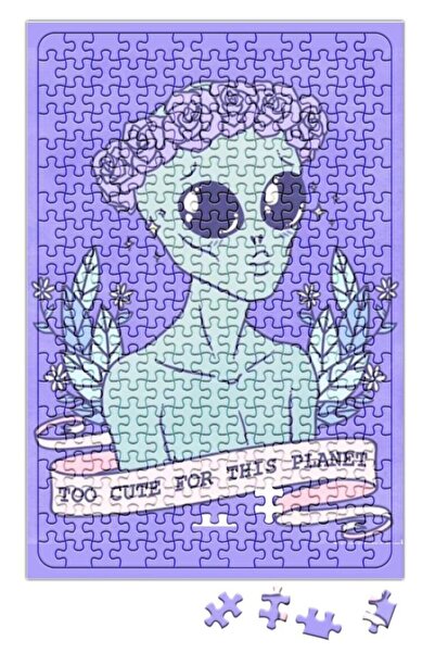 Baskı Dükkanı لغز كائن فضائي لطيف مكون من 240 قطعة