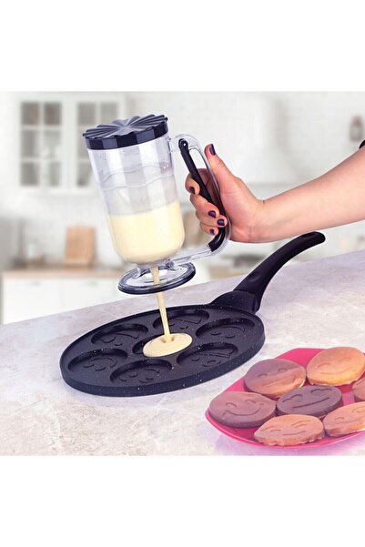Ensa Shop Pratik Ölçekli Hamur Porsiyonlayıcı Aparat Pankek Krep Kek Dağıtıcı...
