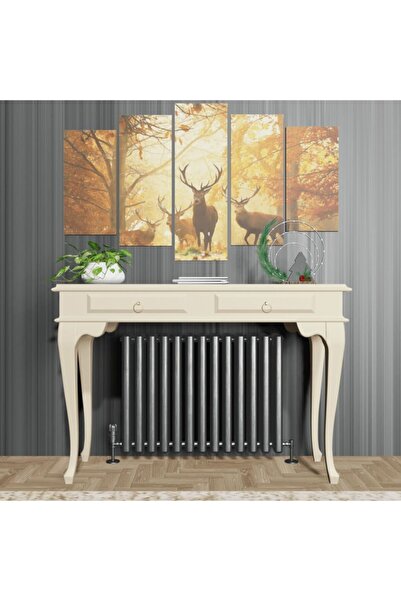 ROYS AHŞAP 100 Cm Krem Çekmeceli Petek Üstü Yüksek Dresuar