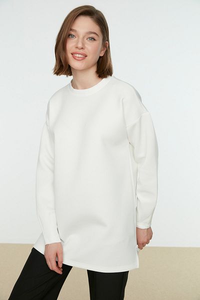Trendyol Modest Tuniken - Ecru - Regular Fit