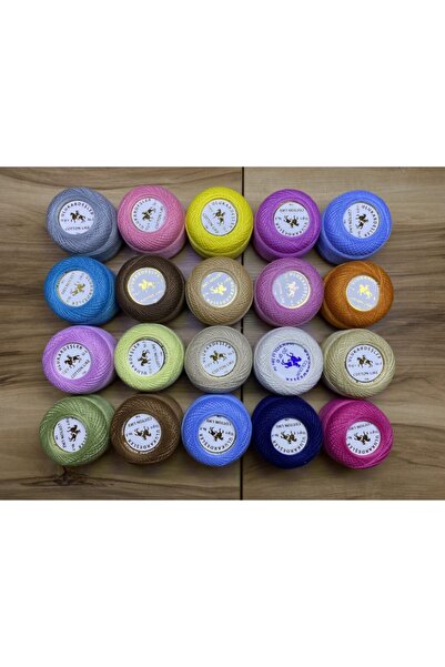 Fırfır Tuhafiye Ipekyolu Cotton Like 3 Numara Punch Iplik Seti 20 Renk X 20 gr