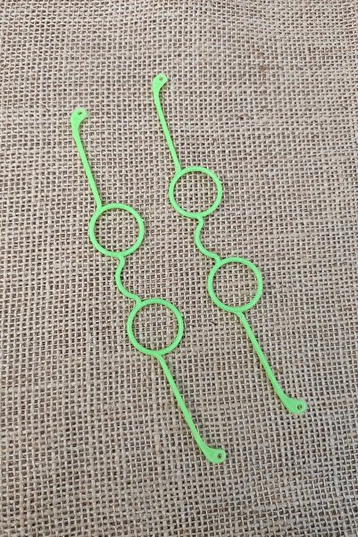 platin hediyelik 10 зелени пластмасови бебешки очила Amigurumi