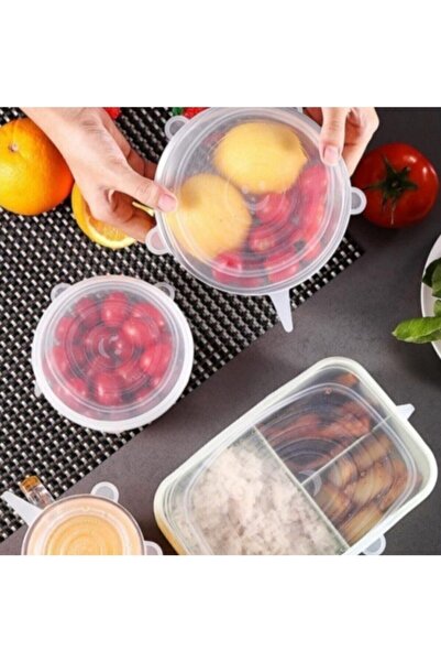 YAKUT 6-Piece Silicone Leak-Proof Stretch Pot Lid and Cap