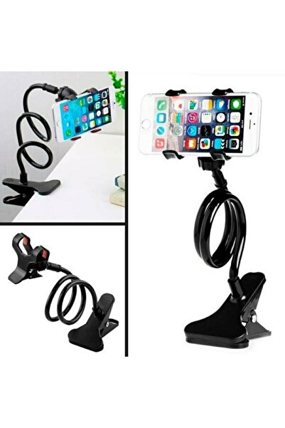 Ankanorm Siyah Oynar Başlıklı Akrobat Telefon Tutucu Portatif Telefon Tutma A...