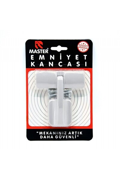 Master Lüks Emniyet Kancası, Kapı Emniyeti Kancası, Pencere Güvenliği, Pry Guard, 'siyah Renkli'