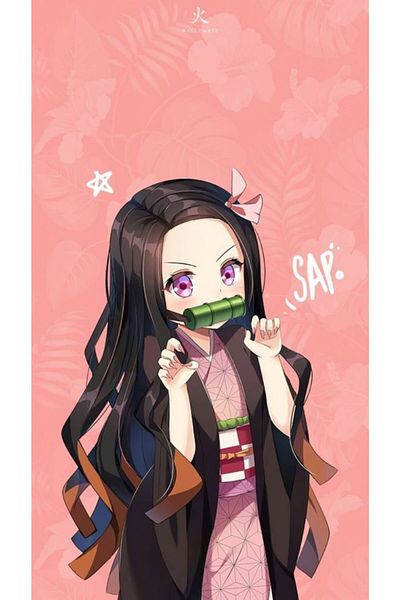 animeandyourworld Nezuko Kamado 1 Piece Special Design A4 Size 21*29 Cm Wired Lined Notebook