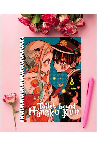 animeandyourworld Hanako Kun Anime Toilet Book - 1 Piece, A4 Size, 21*29 Cm, Wire Checked Special Design