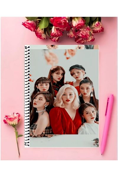 animeandyourworld دفتر جيدل 1 قطعة تصميم خاص مقاس A4 21*29 سم سلكي مربعات