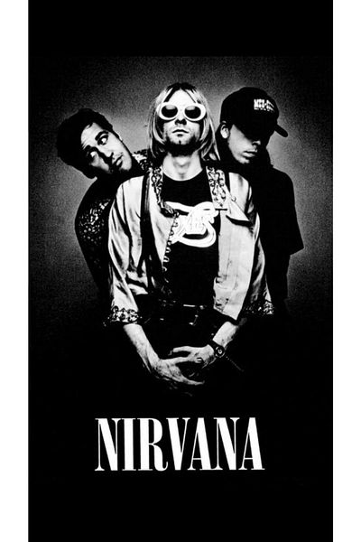 animeandyourworld Nirvana Notebook 1 Piece Special Design A4 Size 21*29 Cm Wired Checkered Notebook