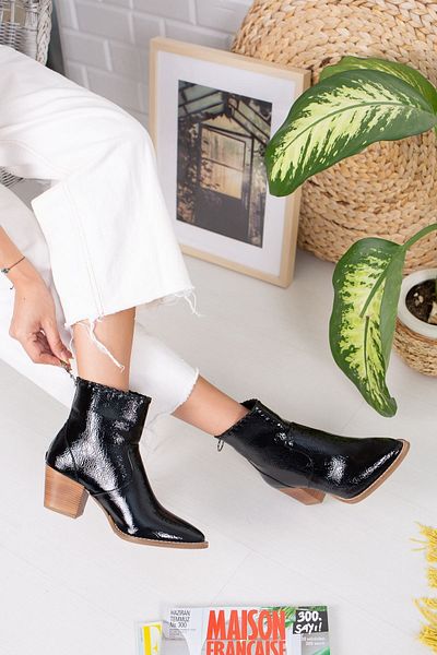 derithy Remus-boots-black Patent Leather-byc0402