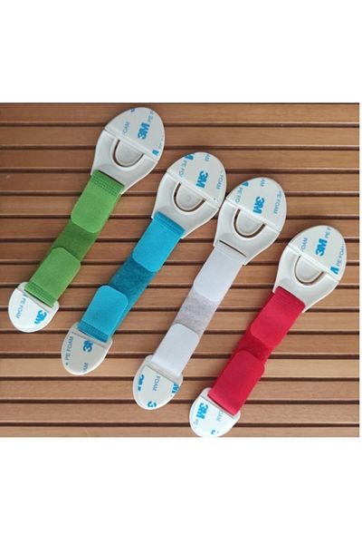 demethome Child Baby Safety Cabinet And Drawer Door Lock Colorful Pack 4 Pieces Lock