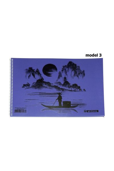 Gürpaş Sipralli Picture Book Plastic Cover 25x35 25 Sheets