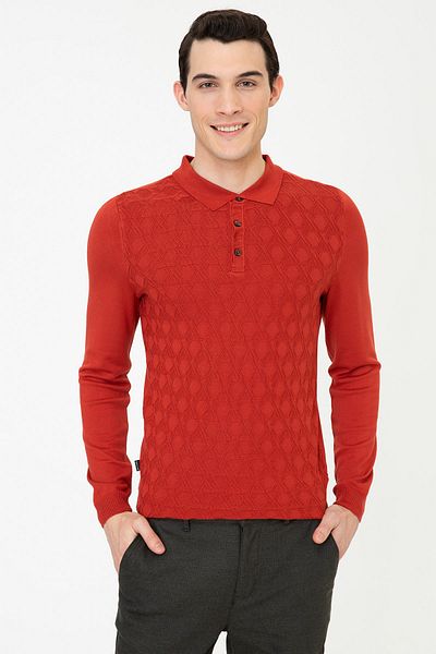 Pierre Cardin Мъжки пуловер Brick G021SZ0TK.000.1293875